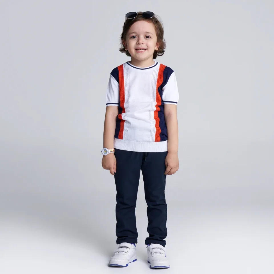 Mario - Bisiklet Yaka T-shirt