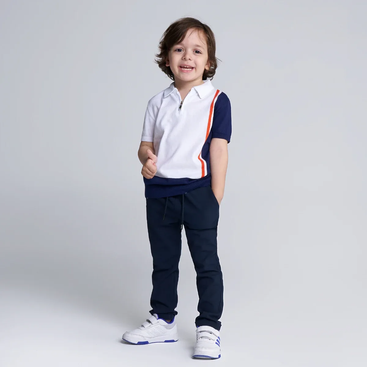 Sammy - Polo Yaka T-shirt (Kırmızı Çizgi)