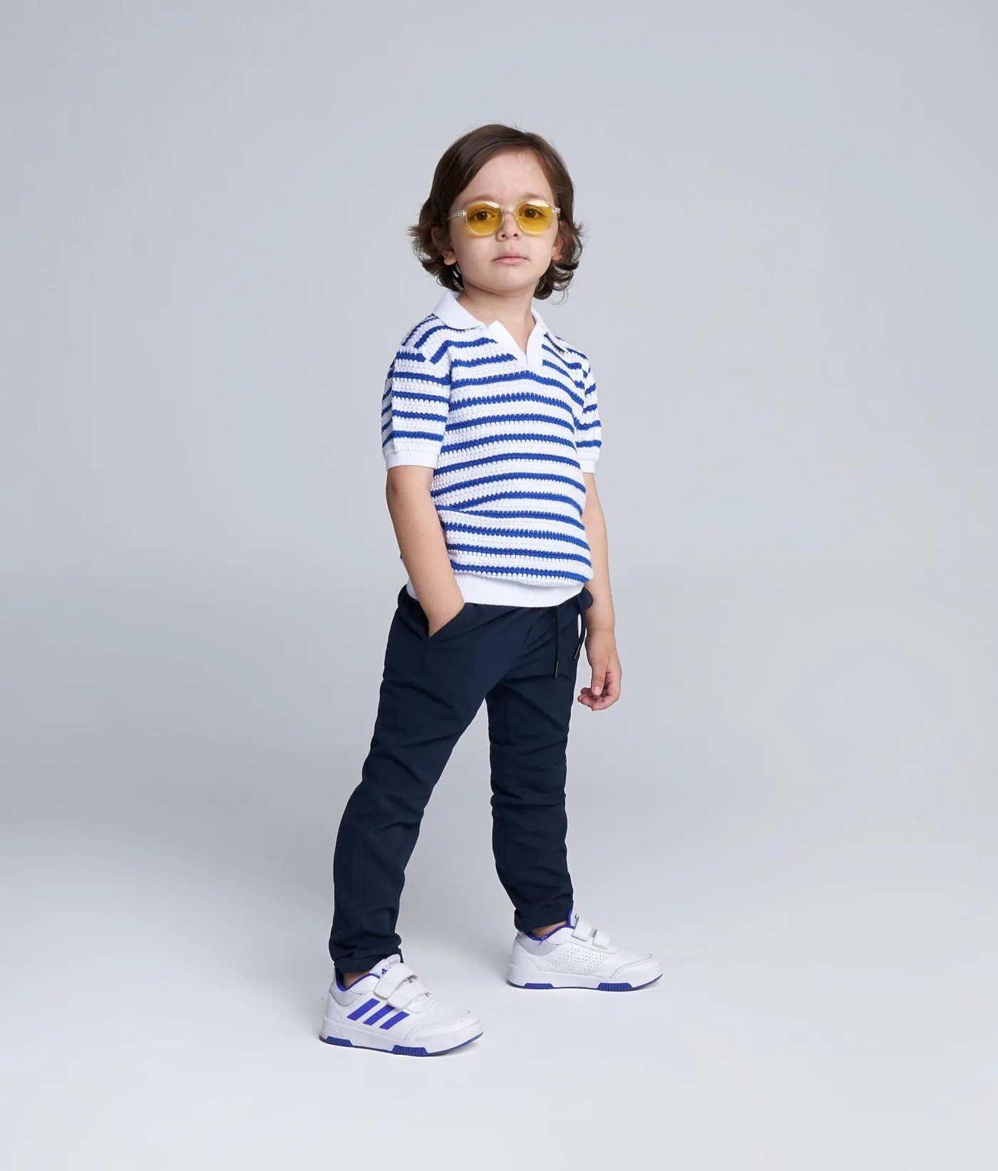 Rafael - Polo Yaka T-shirt (Mavi Çizgi)